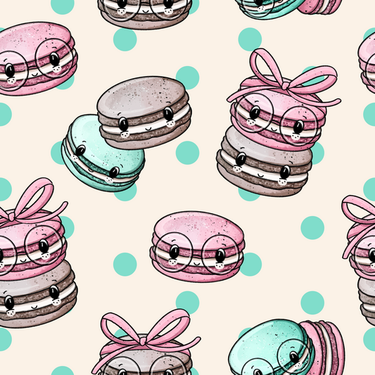 Stoffmuster Exklusiv Macaronchen