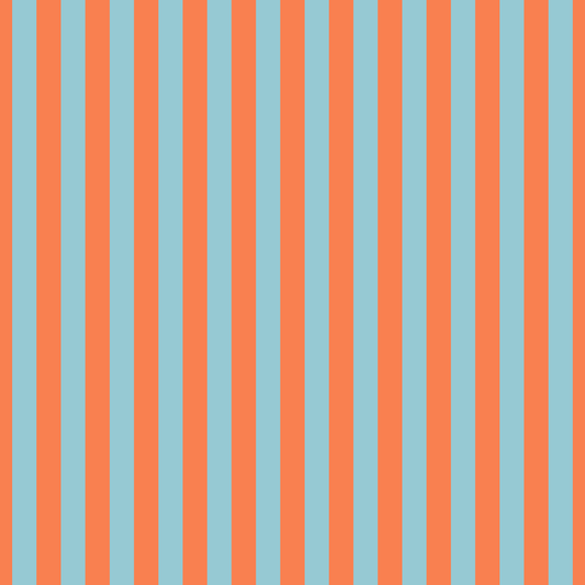 Eigenproduktion Vorbestellung 0,5 Meter Streifen orange blau