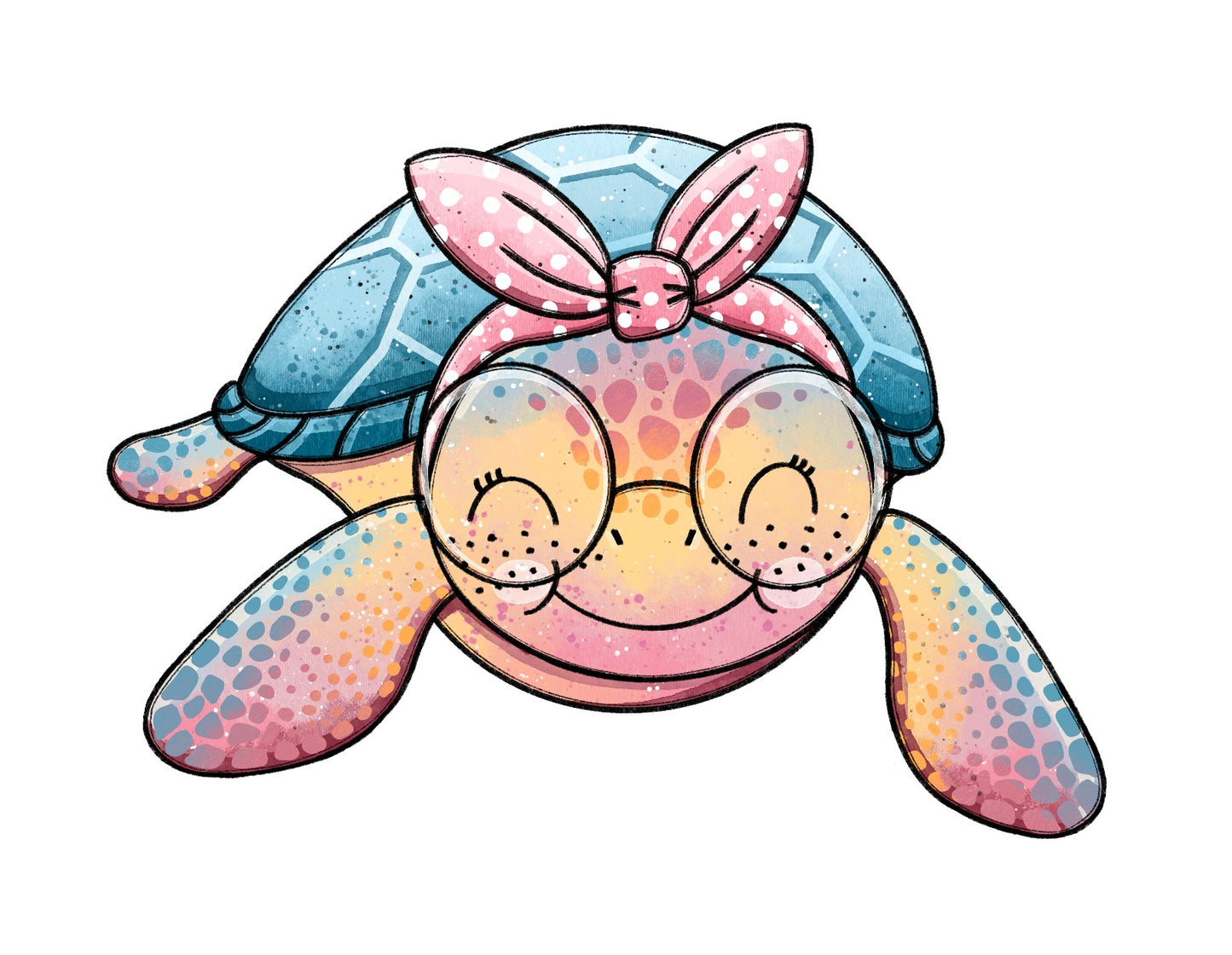 Bügelbild Schildi Schildkröte 4