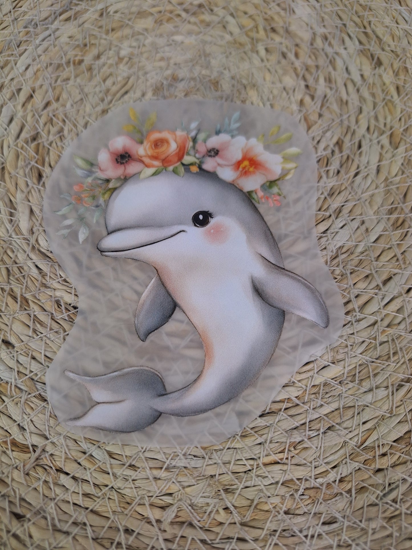 Bügelbild Delphin