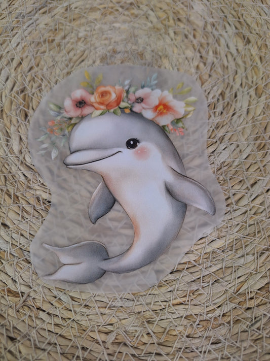 Bügelbild Delphin