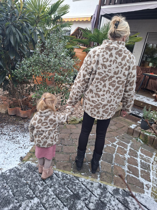 Oversize Teddyjacke für Erwachsene  und Kinder