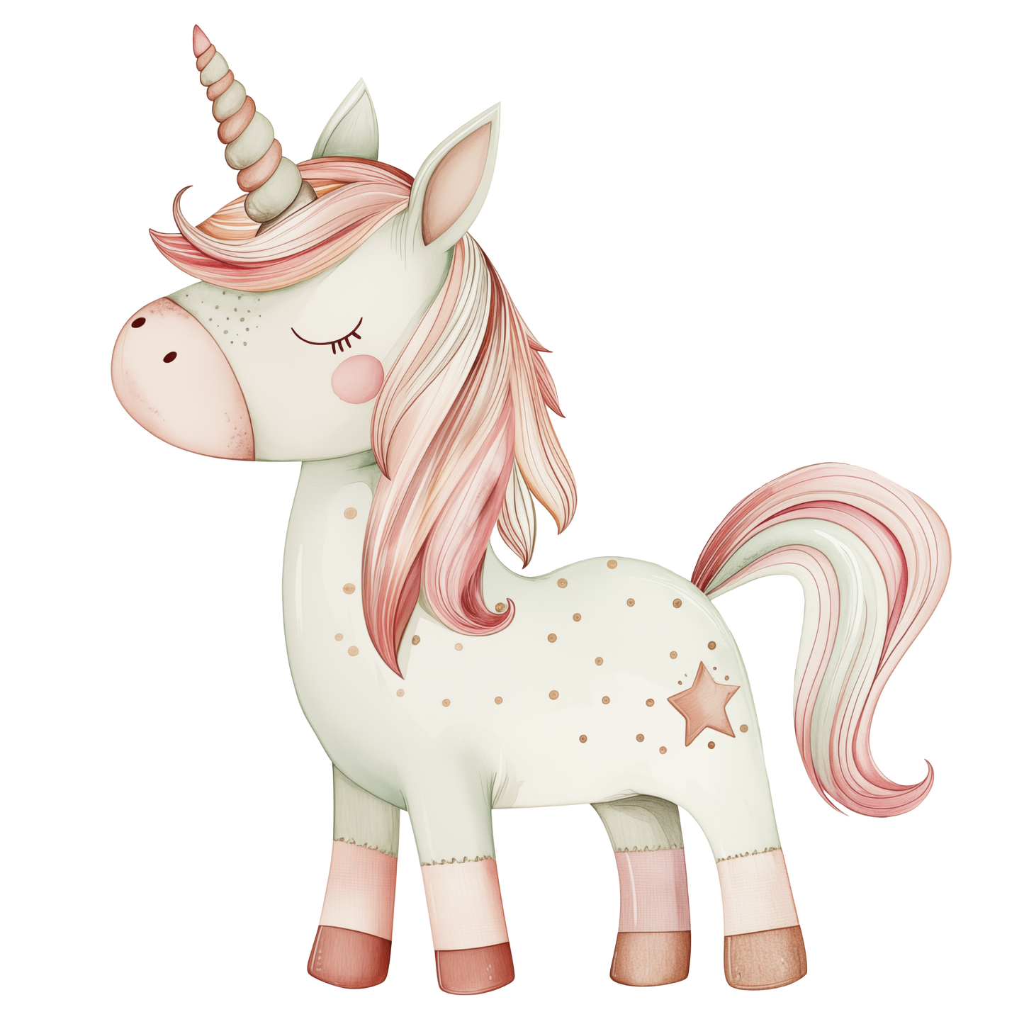 Bügelbild  Einhorn 1